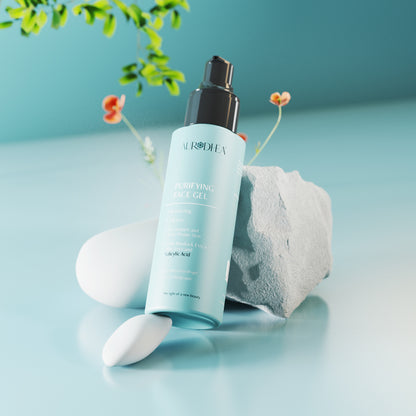 Purifying face gel with Salicylic Acid - For impure and acne-prone skin - 100 ml