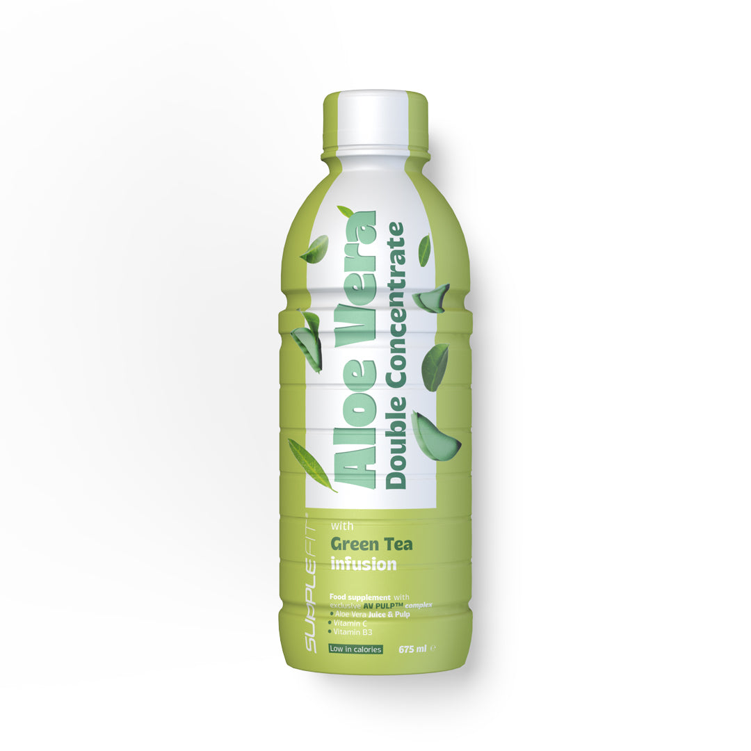 ALOE VERA Juice & Pulp with Green Tea - 675 ml