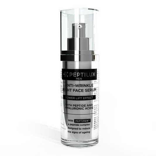 Peptilux Men - Anti-wrinkle "power lift effect" night face serum with PEPTIMEN™ - 30 ml